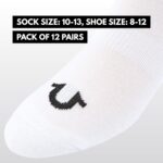 True Religion Mens Socks 6 & 12 Pairs No Show Socks for Men Premium Athletic Shoe Size 8-12 - Image 6