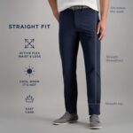 Haggar Men's Sport Travel Performance Straight Fit 5-Pocket Stretch Casual Tech Pant - Image 7