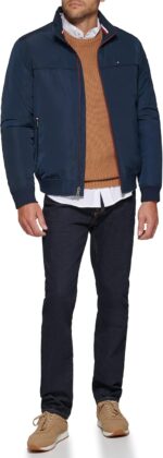 Tommy Hilfiger Men's Performance Faux Memory Bomber Jacket - Image 3