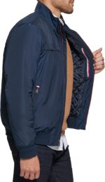 Tommy Hilfiger Men's Performance Faux Memory Bomber Jacket - Image 6