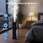 Smart Humidifiers for Bedroom Large Room with Smart App & Remote Control, 7L/1.85Gal Quiet Humidifiers, 4 Mist Levels Cool Mist Humidifier for Office - Image 4