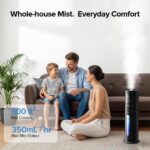 Smart Humidifiers for Bedroom Large Room with Smart App & Remote Control, 7L/1.85Gal Quiet Humidifiers, 4 Mist Levels Cool Mist Humidifier for Office - Image 10