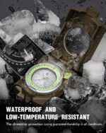 Eyeskey Multifunctional Military Sighting Navigation Compass with Inclinometer | Impact Resistant & Waterproof Compass for Hiking, Camping - Image 6