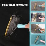 4-In-Premium Pet Hair Removal Glove & Brush Set Electrostatic Dog & Cat Grooming Tool with Lint Remover for Furniture, Carpet, Car - Reusable Magic brush Ideal Pet Supplies for Dog & Cat Hair Removal - Image 3