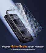 Diaclara Designed for iPhone 16 Case, Full Body Rugged Case with Built-in Touch Sensitive Anti-Scratch Screen Protector, with Camera Protection for iPhone 16 6.1" (Black) - Image 7