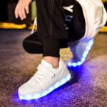 Kids Light Up Shoes LED Sneakers High Top USB Charging Flashing Trainers for Child Girls Boys - Image 4
