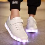 Kids Light Up Shoes LED Sneakers High Top USB Charging Flashing Trainers for Child Girls Boys - Image 6