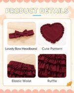 NZRVAWS Toddler Baby Girl Clothes Infant Print Colorful Ruffle Outfits Fall winter Top Ripped Jeans Pant Set Clothing 6M-5T - Image 6