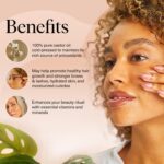 Kitsch Organic Castor Oil for Hair Growth - 100% Pure Castor Oil, Organic Cold Pressed Unrefined Glass Bottle for Face, Skin, Lashes, Brows, Scalp, Nails & Belly Button | Ideal Gifts for Women - 2 oz - Image 4