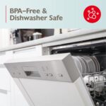 NUK Learner Cup, 6+ Months, Fun Fruits and Animals, Amazon Exclusive Collection, 5 Oz, Pack of 2 – BPA Free, Soft Spout, Spill Proof Sippy Cup - Image 8