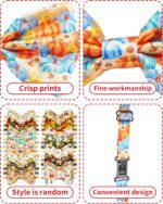 PET SHOW 10 Pack Fall Small Dog Collar Bow Ties Bulk Puppy Cats Autumn Adjustable Bowties for Medium Dogs Pumpkin Maple Leaf Bowknots Birthday Party Holiday Assorted Pet Grooming Accessories - Image 4