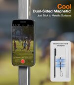 TORRAS 2025 Upgrade (Gen 6.0) Magnetic Phone Grip Holder Kickstand with Braided Strap, Fit for MagSafe Ring Removable, for iPhone 17 16,15, 14, 13 12 Pro/Max Samsung Galaxy, Google, Bronze Black - Image 6