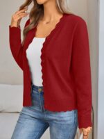 LILLUSORY Womens Cardigan Sweaters Long Sleeve Casual Lightweight Button Down V-Neck Fall Clothes 2025 - Image 4