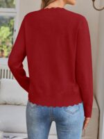 LILLUSORY Womens Cardigan Sweaters Long Sleeve Casual Lightweight Button Down V-Neck Fall Clothes 2025 - Image 5