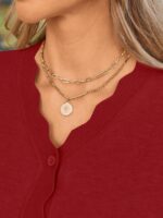 LILLUSORY Womens Cardigan Sweaters Long Sleeve Casual Lightweight Button Down V-Neck Fall Clothes 2025 - Image 7