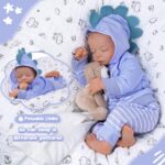 ADFO Reborn Baby Dolls Girl Realistic, 20 inch Lifelike Realistic Girl Newborn Real Life Baby Girl Dolls Soft Vinyl and Cloth Body with Clothes and Toy Gift for Kids Age 3+ - Image 7