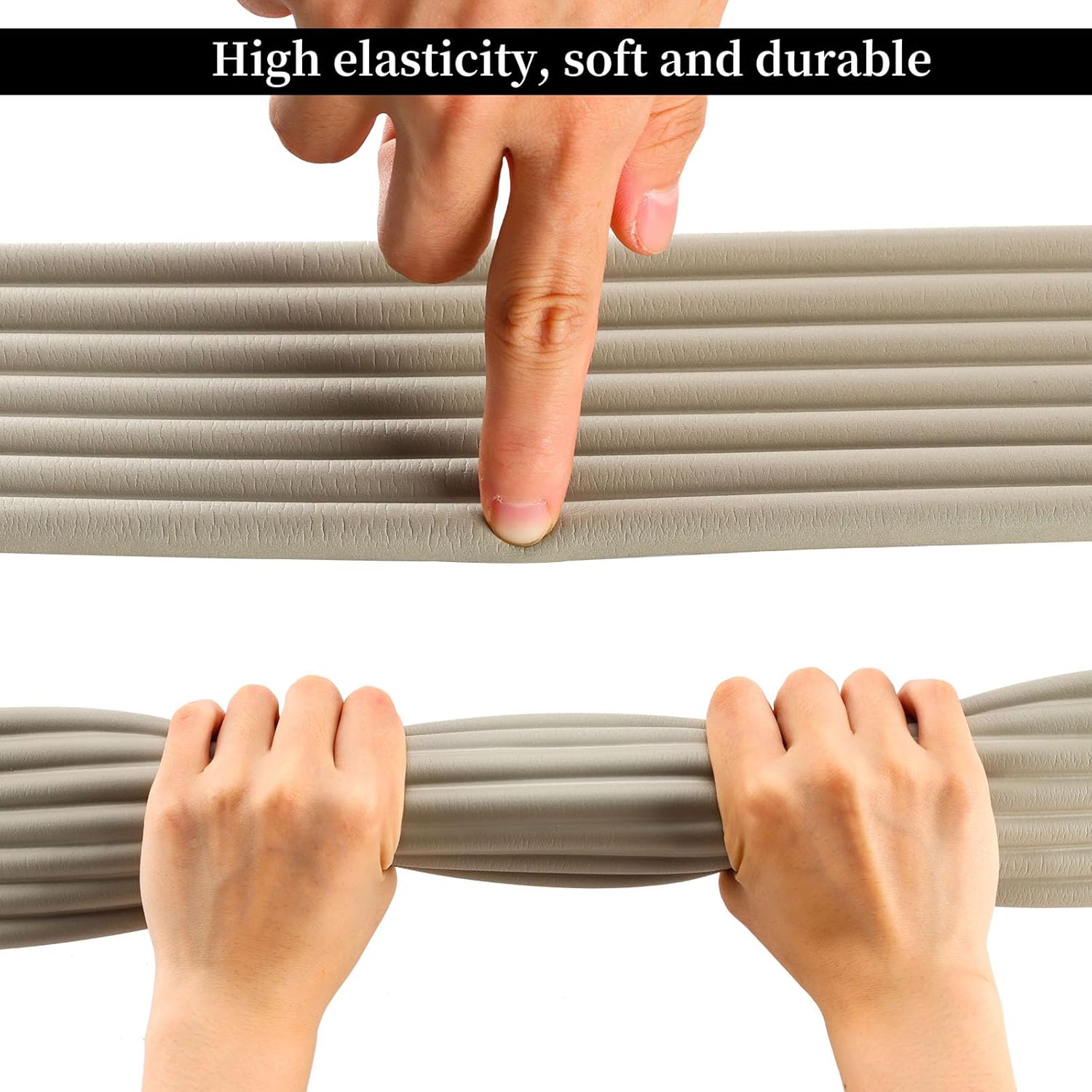 Corner Protector for Baby, Widen Edge Protector with Adhesive Backing, Baby Proofing Edge Corner Protectors Self Adhesive Furniture Corner Guard Bumper for Table, Desk, Fireplace (Gray, 16.4ft) - Image 5