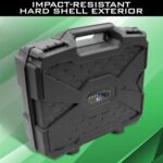 CASEMATIX Hard Shell Travel Case Compatible with Xbox Series S Console, Controllers, Games and Other Accessories - Durable and Protective Hard Case with Impact-Absorbing Customized Foam Interior - Image 3