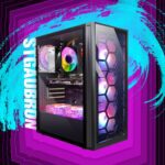 STGAubron Gaming PC Desktop, AMD Ryzen 5 2600 up to 3.9G, Radeon RX 580 16G, 16G DDR4, 512G SSD, WiFi 6, BT 5.0, RGB Fan x6, Windows 11 Home - Image 3