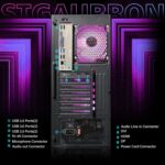 STGAubron Gaming PC Desktop, AMD Ryzen 5 2600 up to 3.9G, Radeon RX 580 16G, 16G DDR4, 512G SSD, WiFi 6, BT 5.0, RGB Fan x6, Windows 11 Home - Image 6