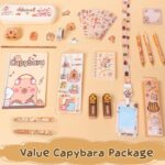 Capybara Stationery Gift Set with Box - Journaling & Study Gift Basket for Christmas Birthday Capybara Lover Party Supplies Pinata Fillers Goodie Bags Stuffers School Office Kids Present (Style2) - Image 5