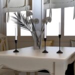 Candle Holders Set of 3, Gold Metal Candlestick Holders for Taper Candles, Candle Stands, Dining Table Decoration (Black) - Image 7