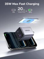 UGREEN 35W USB C Charger for iPhone 17 Fast Charging, Nexode 2-Ports GaN Foldable PPS Compact Fast Wall Charger Block for iPhone 17/16/15, Galaxy S25/S24/S23, Pixel 10/9/8, iPad, MacBook, Steam Deck - Image 3