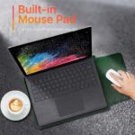 WALNEW 13.5" Sleeve for 13.5 Inch Microsoft Surface Laptop 5/4/3/2/1(2022/2021/2019/2018/2017 Released) Protective Soft Sleeve Case Cover Bag with Safe Interior and Exterior Mouse Pad, Green - Image 6
