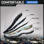 TIDEWE Rubber Neoprene Boots Men And Women, Waterproof Sturdy 6mm Neoprene Boot, Rain Boot Hunting Boot Arctic Outdoor Boot（Black, Brown & Next Camo G2） - Image 4