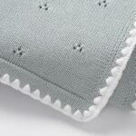 Baby Blanket Knit Ultra Soft Swaddle Receiving Blankets for Boys & Girls Cotton Knitted Newborn Infant Toddler Nursery Crib 30 x 40 Inch - Image 7