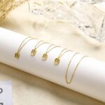 925 Sterling Silver Initial Necklace for Women Dainty Pendant Trendy Letter A-Z Choker Necklaces with Cubic Zirconia Minimal Jewelry - Image 5