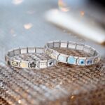 Italian Charms Only Silver Charm 8Pcs and Tools,Cherry Dog Heart Crystal 9mm Italian Modular Charm Bracelet Link Handmade DIY Module Jewelry Gifts - Image 3