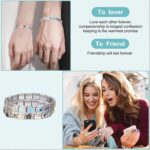 Italian Charms Only Silver Charm 8Pcs and Tools,Cherry Dog Heart Crystal 9mm Italian Modular Charm Bracelet Link Handmade DIY Module Jewelry Gifts - Image 4