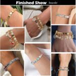 Italian Charms Only Silver Charm 8Pcs and Tools,Cherry Dog Heart Crystal 9mm Italian Modular Charm Bracelet Link Handmade DIY Module Jewelry Gifts - Image 7