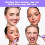 Wonderskin Blush Stick pH-Activated - pHlush Multi-Use Stick, Cream Tint for Cheeks and Lips, Cooling Nourishing Color-Adjusting Makeup - Image 3