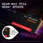 WD_Black 8TB SN850X NVMe Internal Gaming SSD Solid State Drive - Gen4 PCIe, M.2 2280, Up to 7,200 MB/s - WDS800T2X0E - Image 9