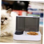 Automatic Pet Food Bowl for Cats and Dogs with Timed Portion Control Slow Feeding Feature to Prevent Waste Suitable for Busy Families and Outdoor Feeding Compatible Puppy Bowls - Image 6