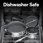 7-Piece 5 Ply Stainless Steel Cookware Set with Lids, Pots and Pans Set Non Stick, Non-Toxic, for Induction, Oven, Dishwasher Safe, RV Essentials, Kitchen Appliances - Image 8