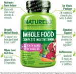 NATURELO Whole Food Multivitamin for Women 50+ (Iron Free) with Vitamins, Minerals, & Organic Extracts - Supplement for Post Menopausal Women Over 50 - No GMO - 120 Vegan Capsules - Image 3