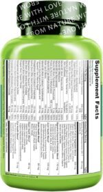 NATURELO Whole Food Multivitamin for Women 50+ (Iron Free) with Vitamins, Minerals, & Organic Extracts - Supplement for Post Menopausal Women Over 50 - No GMO - 120 Vegan Capsules - Image 8