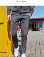 DUOFIER Men's Hooded Athletic Tracksuit Casual Full Zip Jogging Sweatsuits - Image 6
