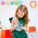 Baby Doll Care Toys, 30PCS Baby Dolls Bath Set & Doctor Kit, Pretend Play Baby Doll Set, Incl Bathtub, Bathrobe, ECG, Thermometer, Toddlers Toys Gifts for Age 3 4 5 6 Year Old Girls - Image 6