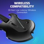PDP Riffmaster Wireless Guitar Controller for Nintendo Switch, Nintendo Switch 2, Lite/OLED: Fortnite Festival, Rechargeable Battery, Officially Licensed - Black - Image 3