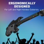 PDP Riffmaster Wireless Guitar Controller for Nintendo Switch, Nintendo Switch 2, Lite/OLED: Fortnite Festival, Rechargeable Battery, Officially Licensed - Black - Image 7