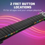 PDP Riffmaster Wireless Guitar Controller for Nintendo Switch, Nintendo Switch 2, Lite/OLED: Fortnite Festival, Rechargeable Battery, Officially Licensed - Black - Image 10