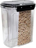Airtight Lock & Pour Food Storage Container – 12 Cup (3 Qt) BPA-Free Dispenser for Cereal, Rice, Flour, Pasta, Pet Food, Sugar, and Dry Goods – Easy Grip & Flip-Top Lid - Image 4