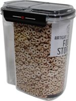 Airtight Lock & Pour Food Storage Container – 12 Cup (3 Qt) BPA-Free Dispenser for Cereal, Rice, Flour, Pasta, Pet Food, Sugar, and Dry Goods – Easy Grip & Flip-Top Lid - Image 6