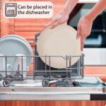 LIYH 32 Pcs Beige Wheat Straw Dinnerware Set for 8, Plastic Plates and Bowls Set, Unbreakable Dishes Set for 8, Dishwasher & Microwave Safe Reusable - Image 6