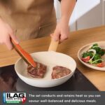 Karaca Swiss Crystal Almond 7-Piece Induction Non-Stick Cookware Set – Cream, PFAS-Free SwissCrystal Coating - Image 7