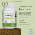 Nature's Trove L-Theanine 200mg 120 Vegetarian Capsules - Image 3